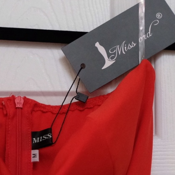 NWT RED STRAPLESS SWEETHEART DRESS - Picture 3 of 10